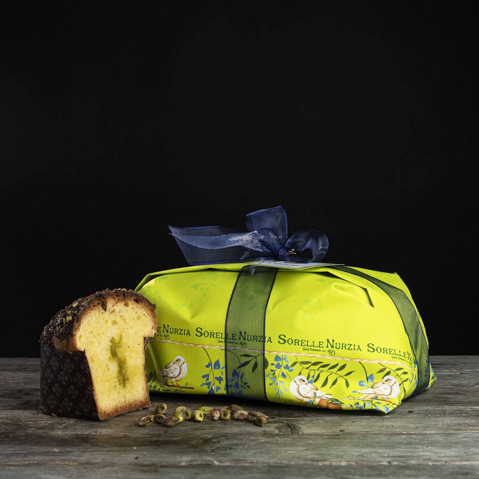 COLOMBA AL PISTACCHIO – INCARTO A MANO 1kg