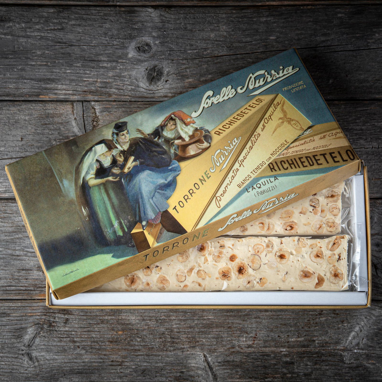 TORRONE BIANCO TENERO ALLA NOCCIOLA – SCATOLA 300G
